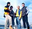 With Altug, Blent(Acicbe), Ay-cell(mother-in-law) and me on Maiden's Tower.